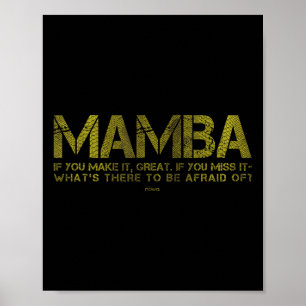 What's There To Be Afraid Of_ Basketball Court Mot Poster