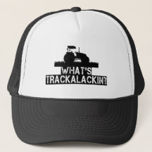 What's Trackalackin Funny Tractor Farming Country