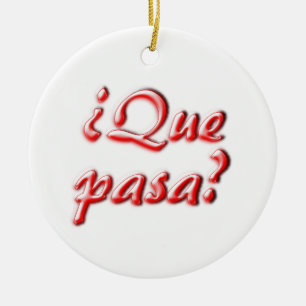 What's Up Ceramic Tree Decoration