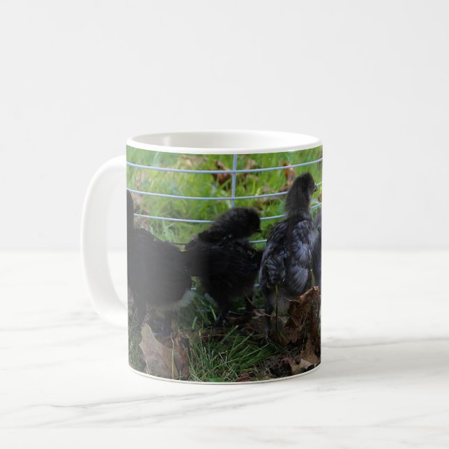 Whats Up - Chicken Butt Coffee Mug (Front Left)