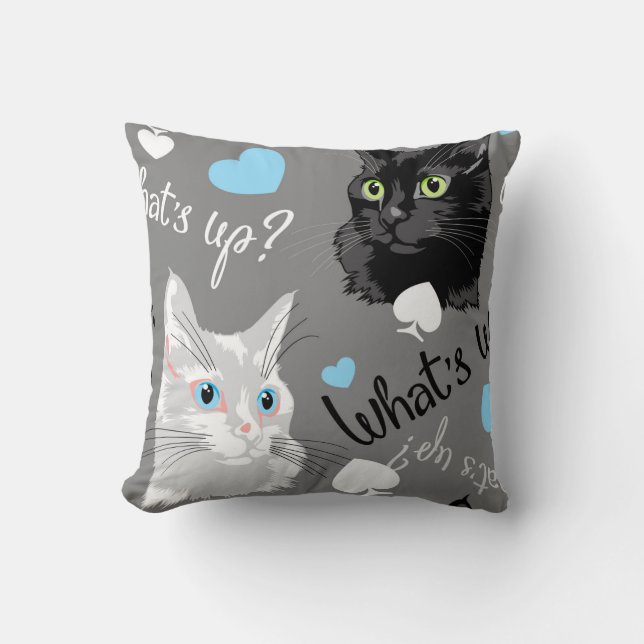 What's up? cushion (Front)