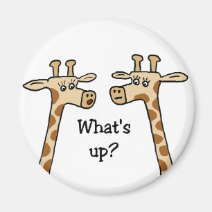 What's up? Giraffe magnet
