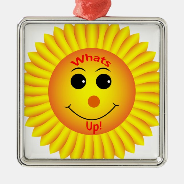 Whats Up ! Metal Tree Decoration (Front)