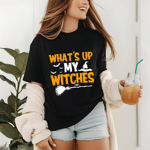 What's Up My Witches Halloween Tri-Blend Shirt