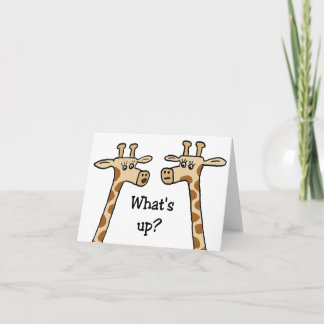 What's up? Notecards