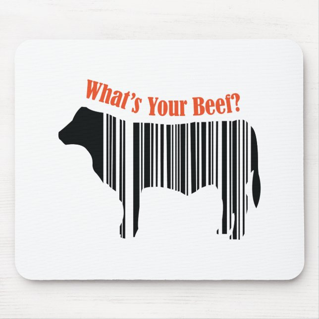 What's Your Beef? Mouse Mat (Front)