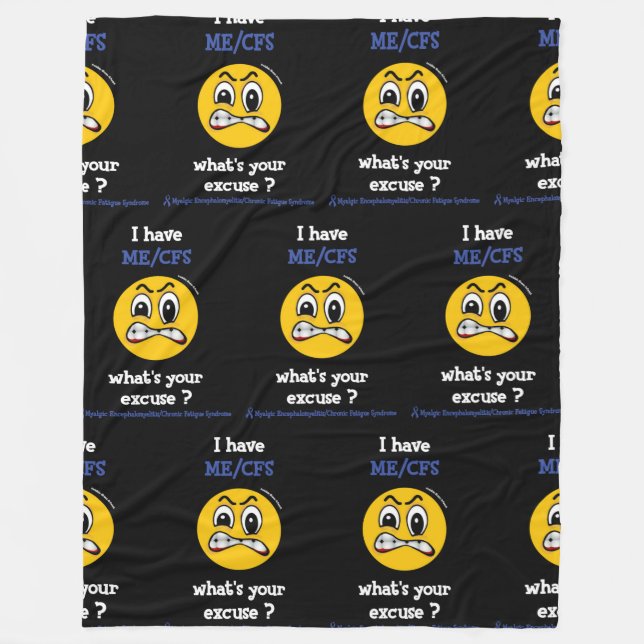 What's Your Excuse...ME Fleece Blanket (Front)