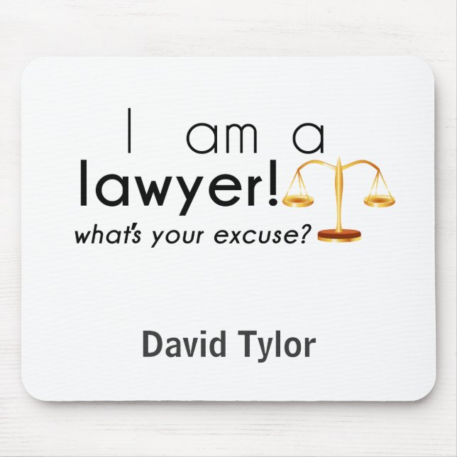 what's your excuse? mouse mat (Front)