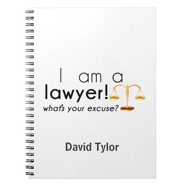 what's your excuse? notebook (Front)