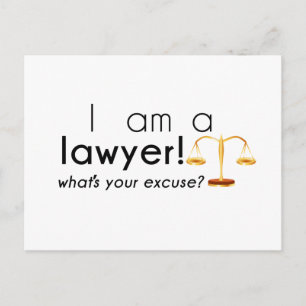 what's your excuse? postcard