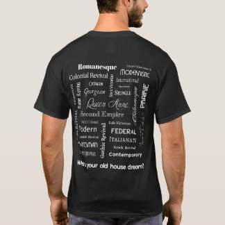 What's your old house dream? (darker colour, back) T-Shirt