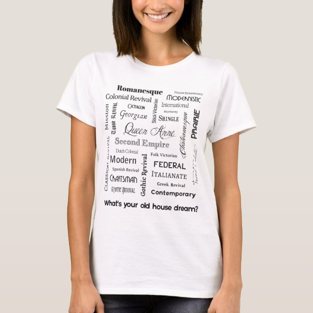 What's your old house dream? (Light) T-Shirt (Front)