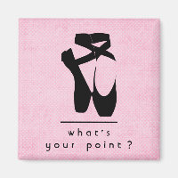 What's Your Point? Black Ballet Shoes En Pointe