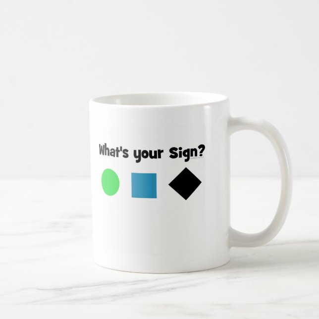 What's Your Sign? Coffee Mug (Right)