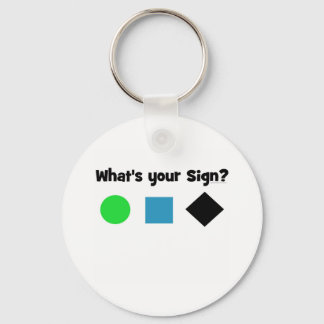 What's Your Sign? Key Ring