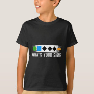 Whats Your Sign Sliding Sport Snowboarding  T-Shirt