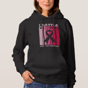 What's Your Superpower Breast Cancer Awareness Hoodie