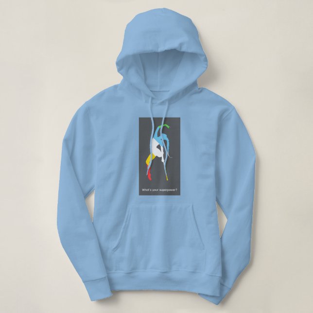 What's your superpower? Disability Pride Month Hoodie (Design Front)