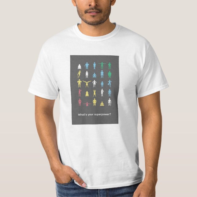 What's your superpower? Disability Pride Month T-Shirt (Front)