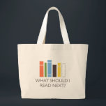 WhatShouldIReadNext.com merchandise Large Tote Bag<br><div class="desc">Support your favourite book recommendation website!</div>