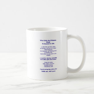 WhatWomenGirlsNeedToSucceedInLifeTenants Coffee Mug