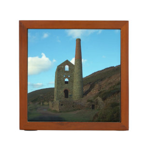 Wheal Coates Mine Cornwall England Desk Organiser