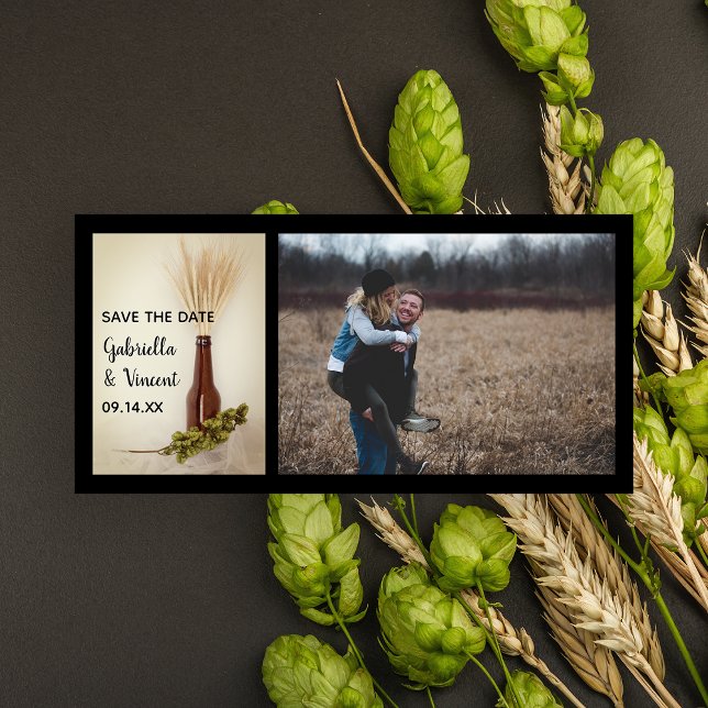Wheat and Hops Brewery Wedding Save the Date (Creator Uploaded)
