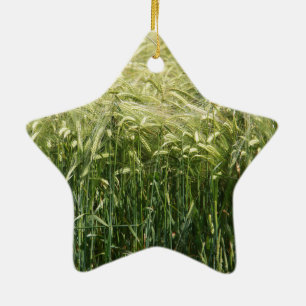 Wheat - beautiful! ceramic tree decoration