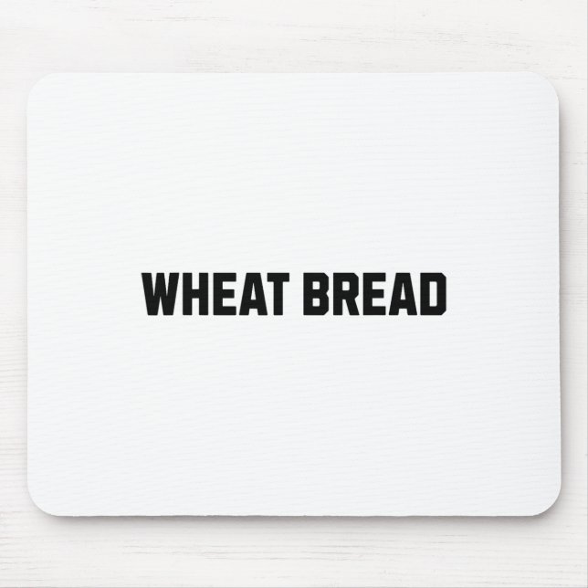 Wheat Bread Funny Costume Halloween  Mouse Mat (Front)