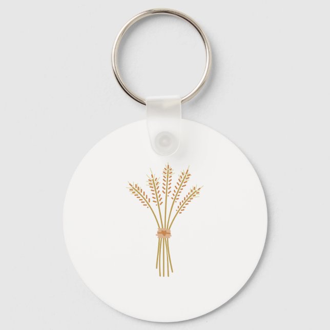 Wheat Bundle Key Ring (Front)