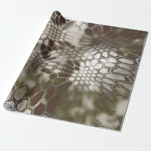 "WHEAT CAMO 2" WRAPPING PAPER