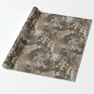 "WHEAT CAMO" WRAPPING PAPER