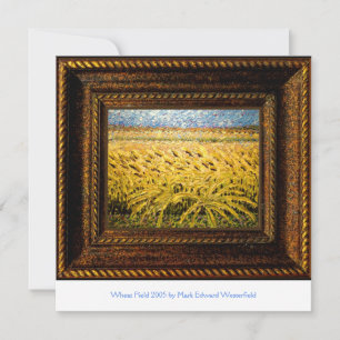 Wheat Field 2005 Acrylic Painting Calming 