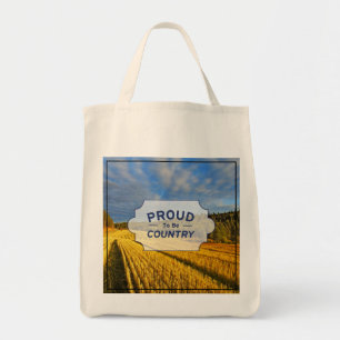 Wheat Field After Harvest Tote Bag