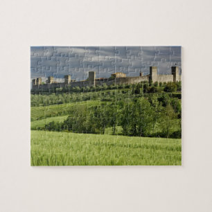 Wheat field and distant Monteriggioni, in the Jigsaw Puzzle