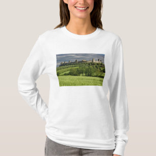 Wheat field and distant Monteriggioni, in the T-Shirt