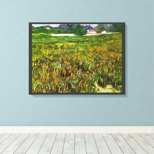 Wheat Field at Auvers by Vincent van Gogh Canvas Print