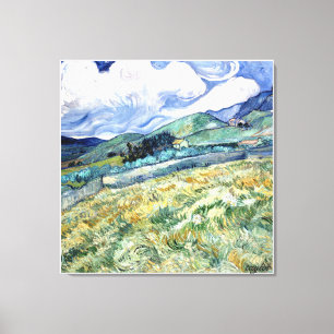 Wheat Field Behind Saint-Paul Canvas Print