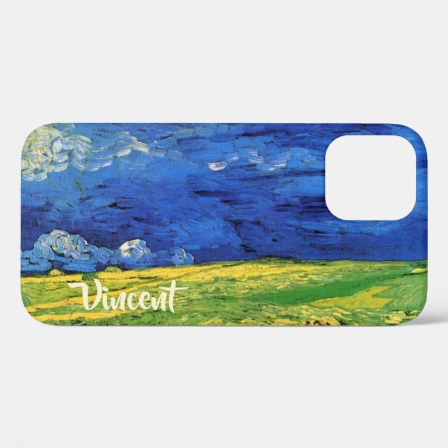 Wheat Field Under Clouded Sky by Vincent van Gogh Case-Mate iPhone Case (Back (Horizontal))
