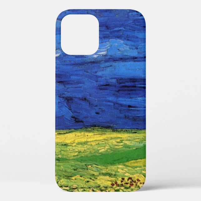Wheat Field Under Clouded Sky by Vincent van Gogh Case-Mate iPhone Case (Back)
