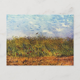Wheat Field with a Lark Postcard