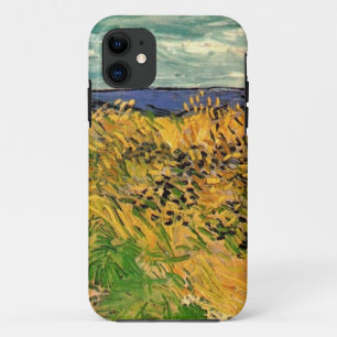 Wheat Field with Cornflowers by Van Gogh. iPhone 11 Case