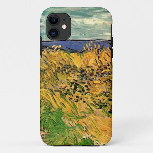 Wheat Field with Cornflowers by Van Gogh. Case-Mate iPhone Case (Back)