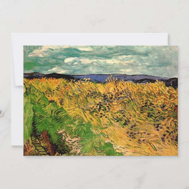 Wheat Field with Cornflowers by Vincent van Gogh (Front)
