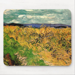 Wheat Field with Cornflowers by Vincent van Gogh Mouse Mat