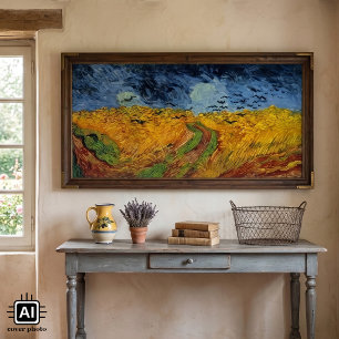 Wheat Field with Crows by Vincent van Gogh Poster