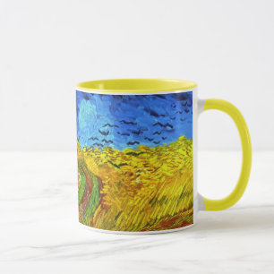 Wheat Field with Crows Van Gogh Fine Art Mug
