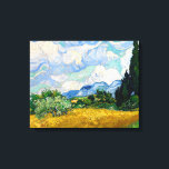 Wheat Field with Cypresses by Vincent Van Gogh Canvas Print<br><div class="desc">Wheat Field with Cypresses by Vincent Van Gogh</div>