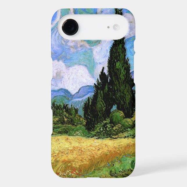 Wheat Field with Cypresses Van Gogh Fine Art Case-Mate iPhone Case (Back)
