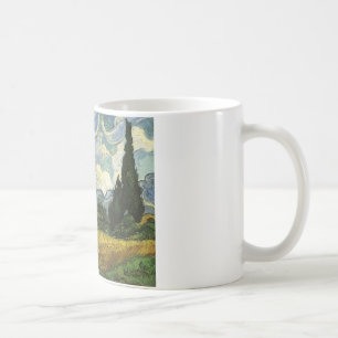 Wheat Field with Cypresses,Vincent Van Gogh Coffee Mug